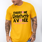 Everyone Deserves A Voice Speech Therapy Design - Therapy Unisex Crewneck T-Shirt Sweatshirt Hoodie