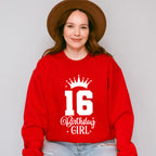 16 Birthday Girl - Sweet 16 Unisex Crewneck T-Shirt Sweatshirt Hoodie