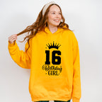 16 Birthday Girl - Sweet 16 Unisex Crewneck T-Shirt Sweatshirt Hoodie