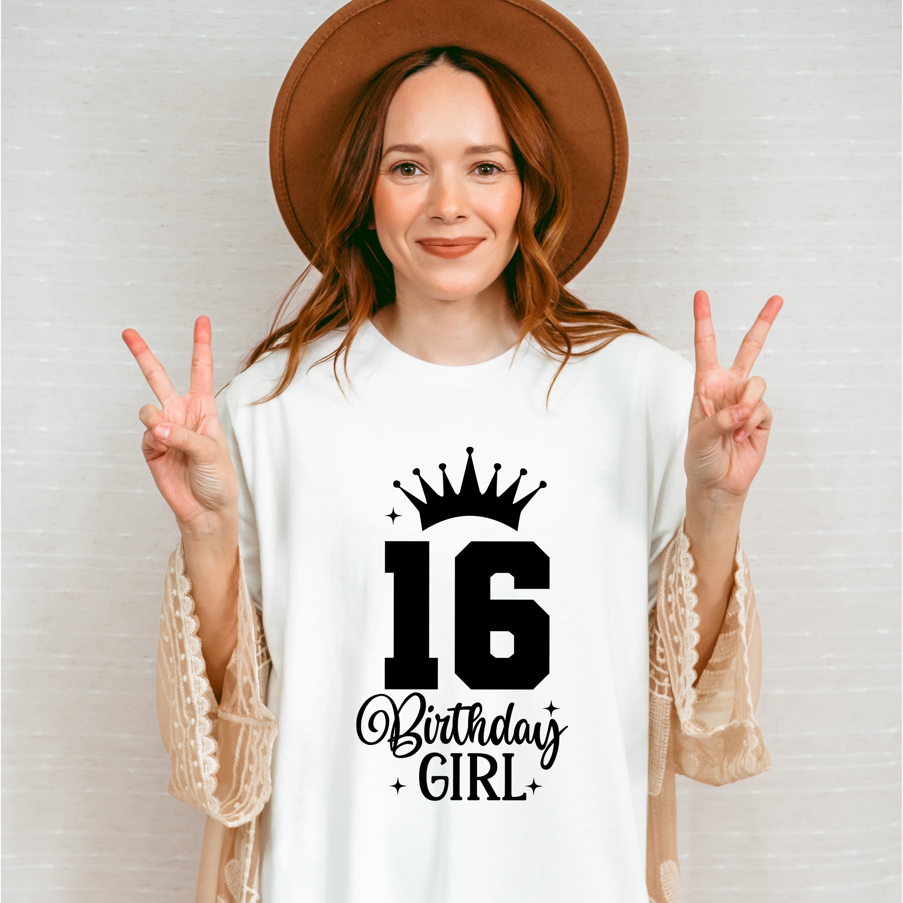 16 Birthday Girl - Sweet 16 Unisex Crewneck T-Shirt Sweatshirt Hoodie