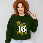 Birthday Princess Fabulous - Sweet 16 Unisex Crewneck T-Shirt Sweatshirt Hoodie
