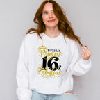 Birthday Princess Fabulous - Sweet 16 Unisex Crewneck T-Shirt Sweatshirt Hoodie