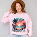 Sweet Summertime Design- Summer Theme Unisex Crewneck T-Shirt Sweatshirt Hoodie