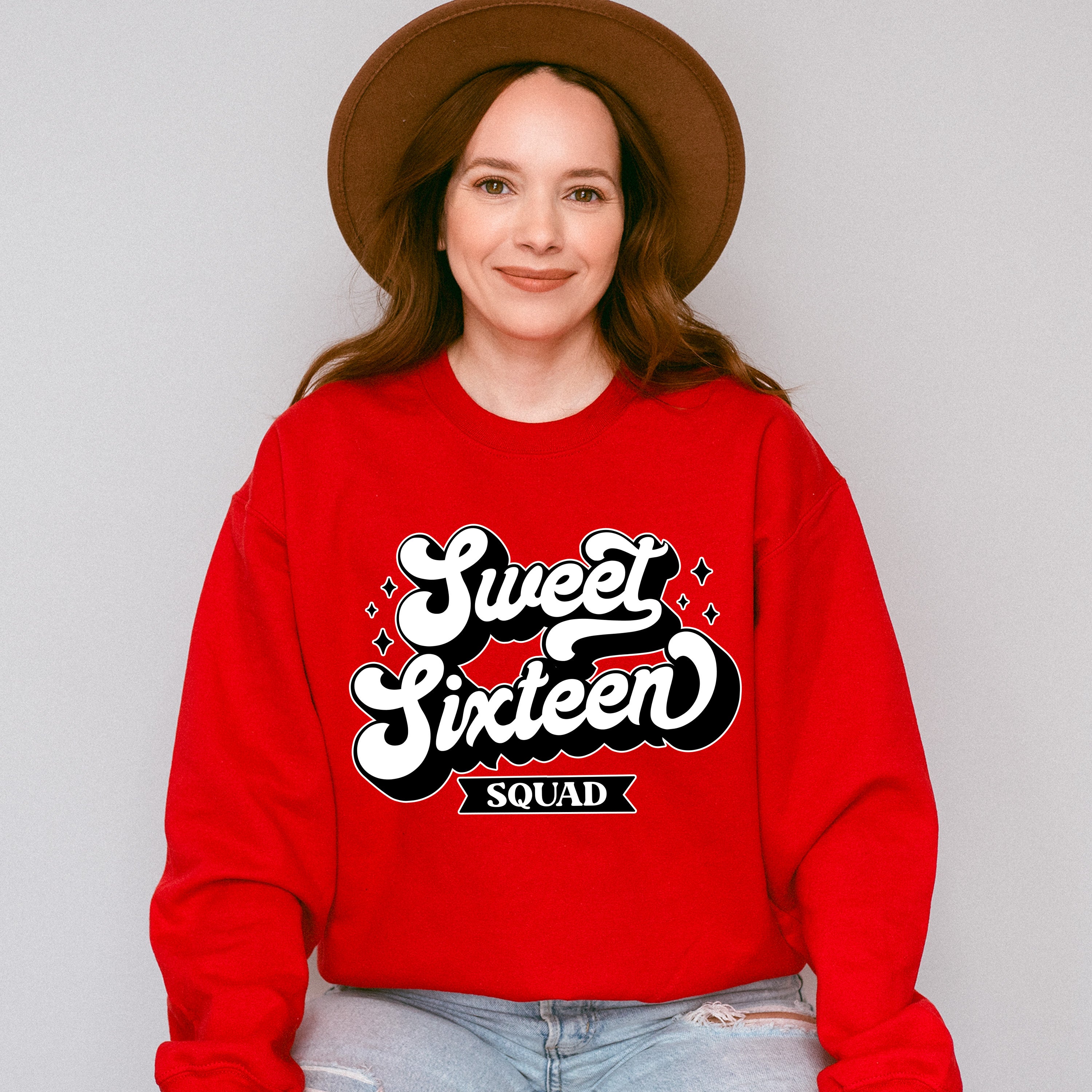 Sweet Sixteen Squad - Sweet 16 Unisex Crewneck T-Shirt Sweatshirt Hoodie