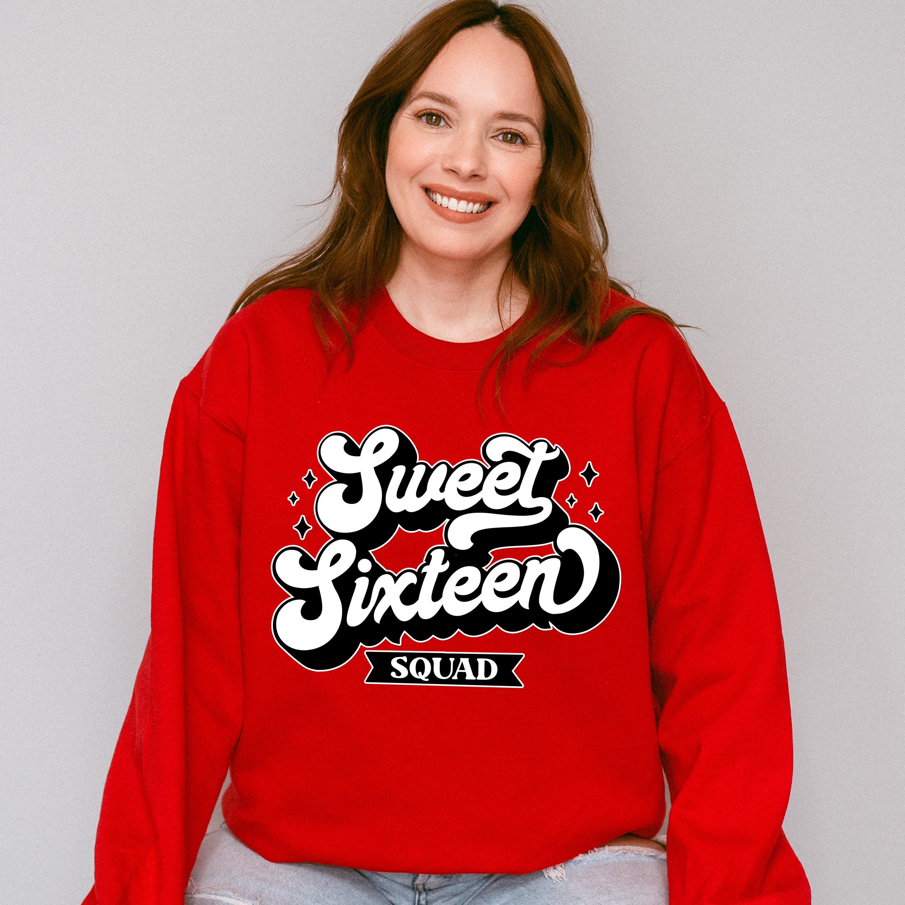 Sweet Sixteen Squad - Sweet 16 Unisex Crewneck T-Shirt Sweatshirt Hoodie