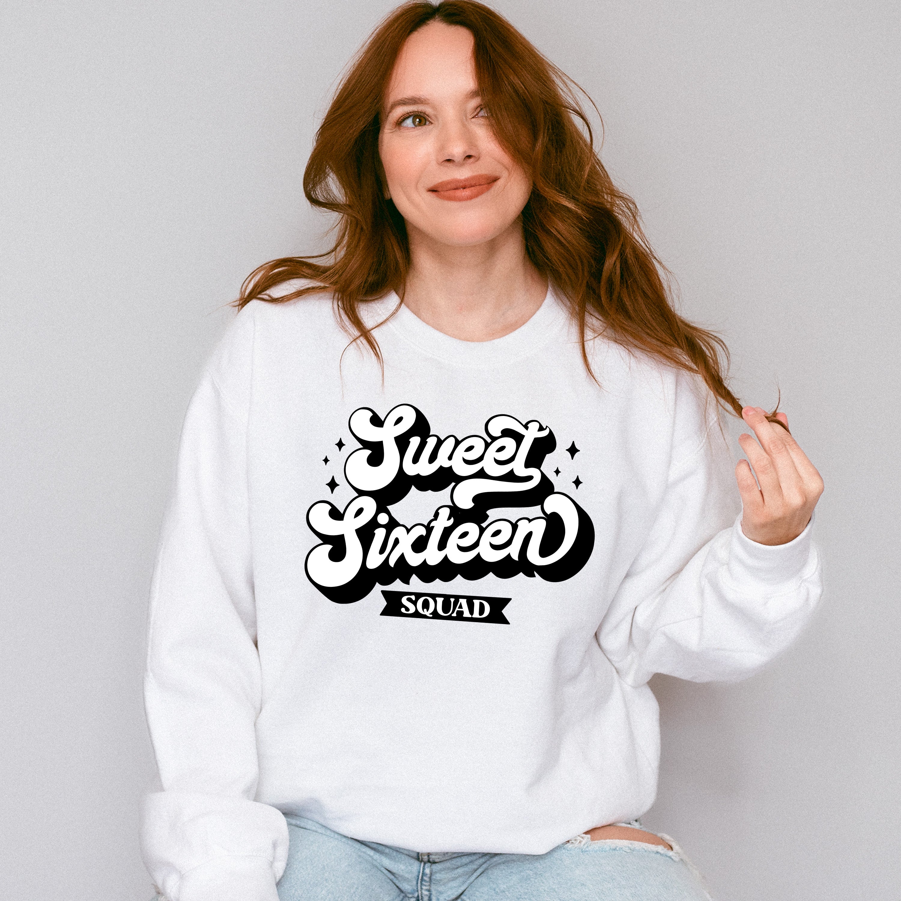 Sweet Sixteen Squad - Sweet 16 Unisex Crewneck T-Shirt Sweatshirt Hoodie
