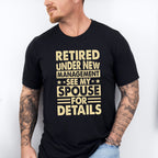 See Spouse For Details Ivory - Retirement Unisex Crewneck T-Shirt Sweatshirt Hoodie