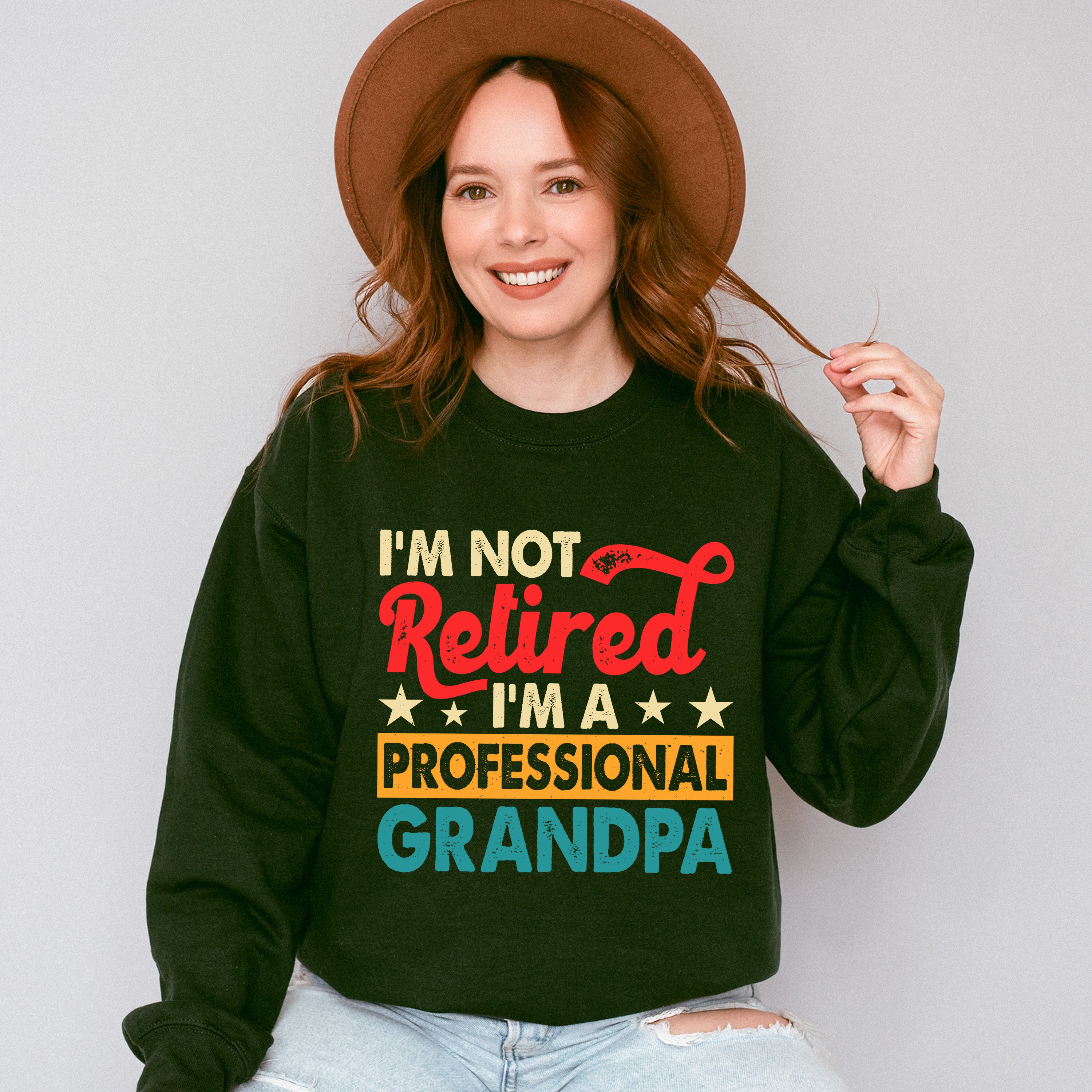 I'm A Professional Grandpa - Retirement Unisex Crewneck T-Shirt Sweatshirt Hoodie