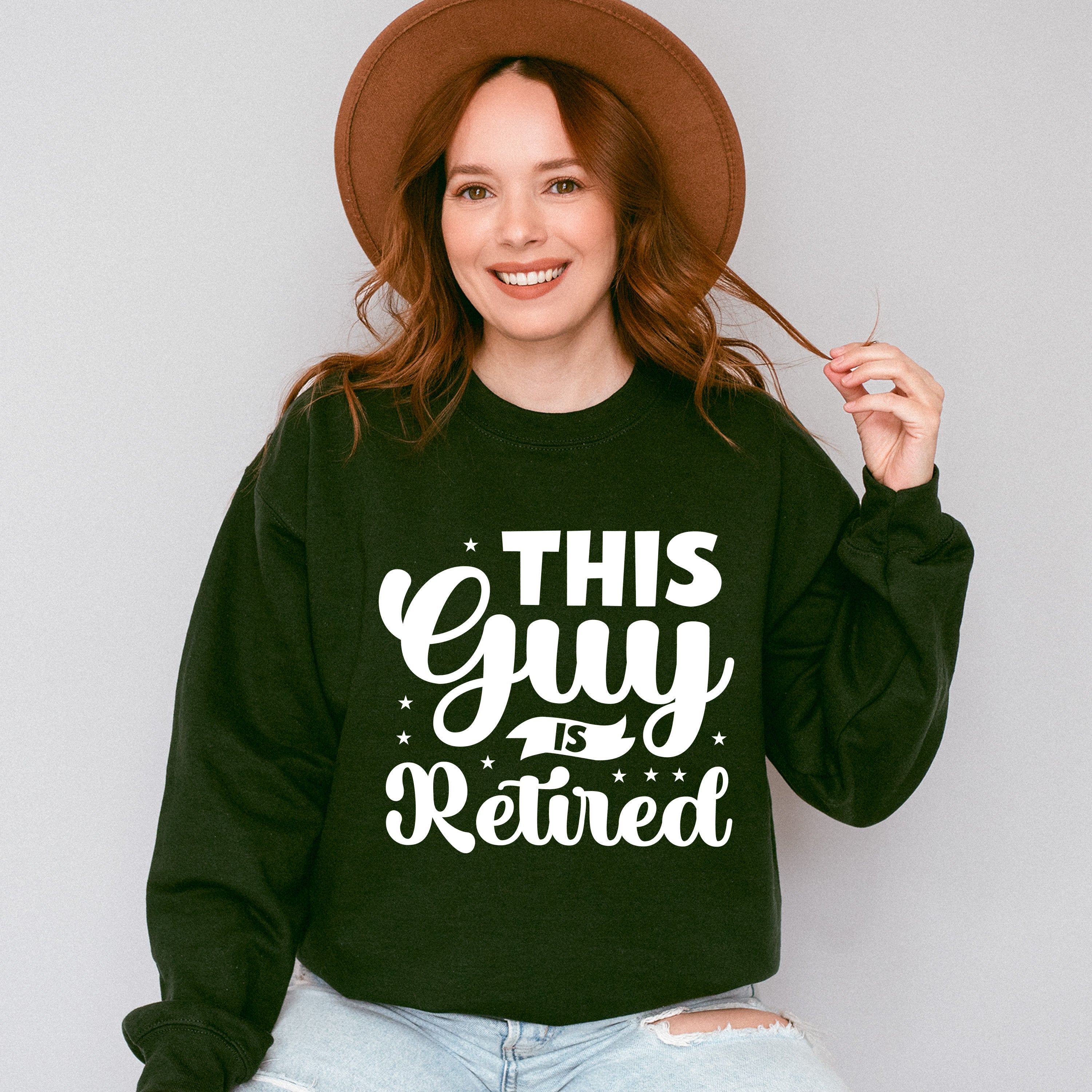 This Guy Is Retired - Retirement Unisex Crewneck T-Shirt Sweatshirt Hoodie