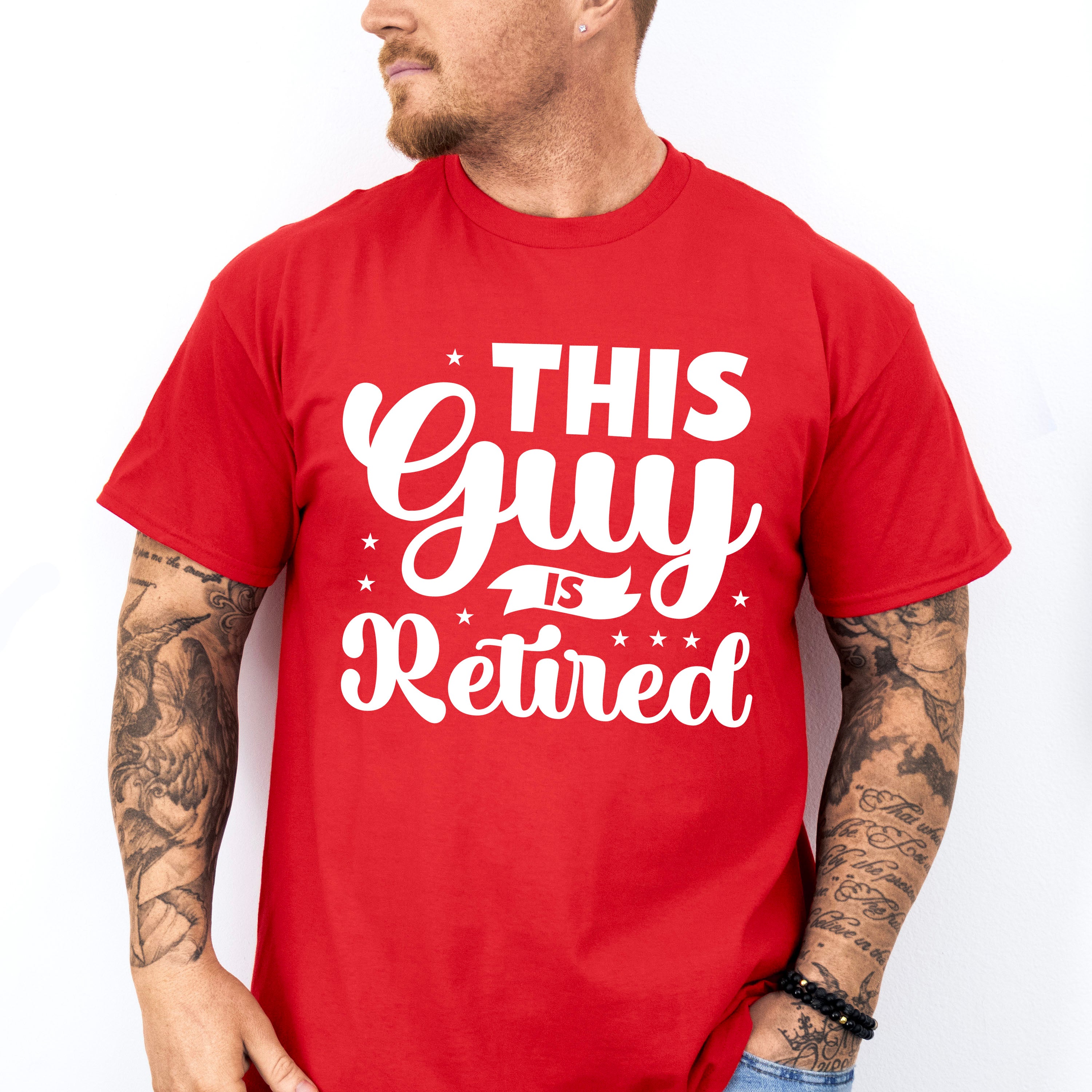 This Guy Is Retired - Retirement Unisex Crewneck T-Shirt Sweatshirt Hoodie