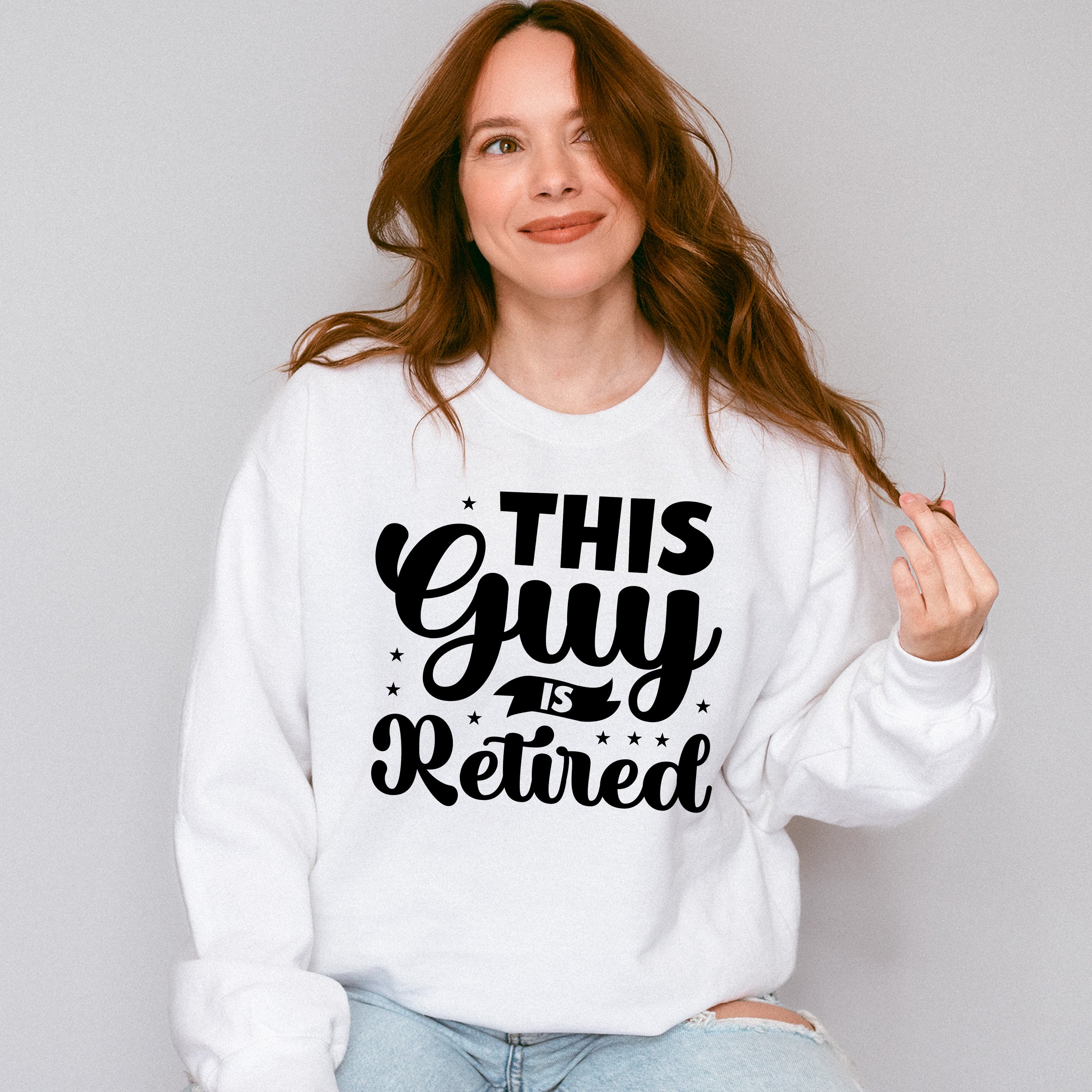 This Guy Is Retired - Retirement Unisex Crewneck T-Shirt Sweatshirt Hoodie