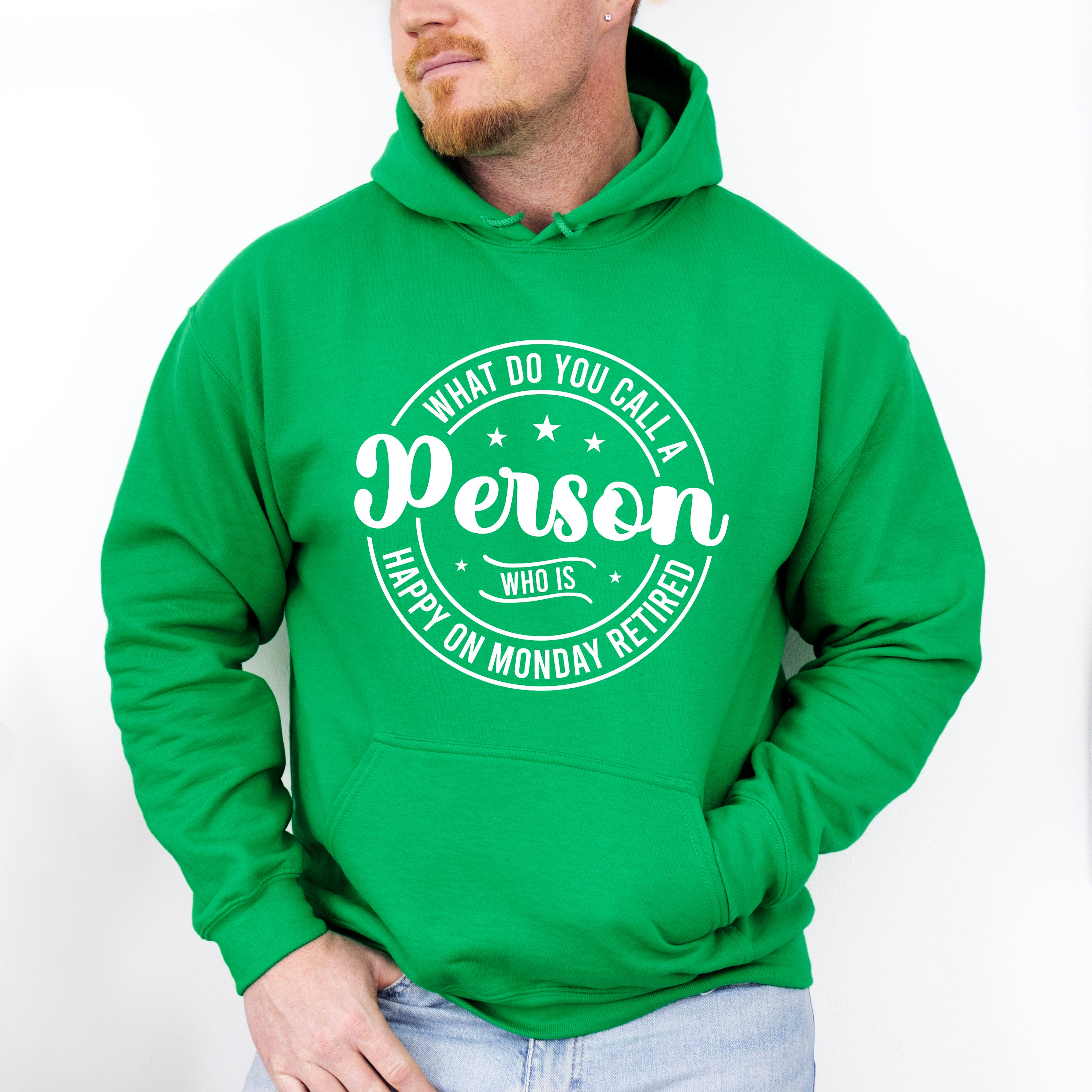 Happy On Monday Retired - Retirement Unisex Crewneck T-Shirt Sweatshirt Hoodie