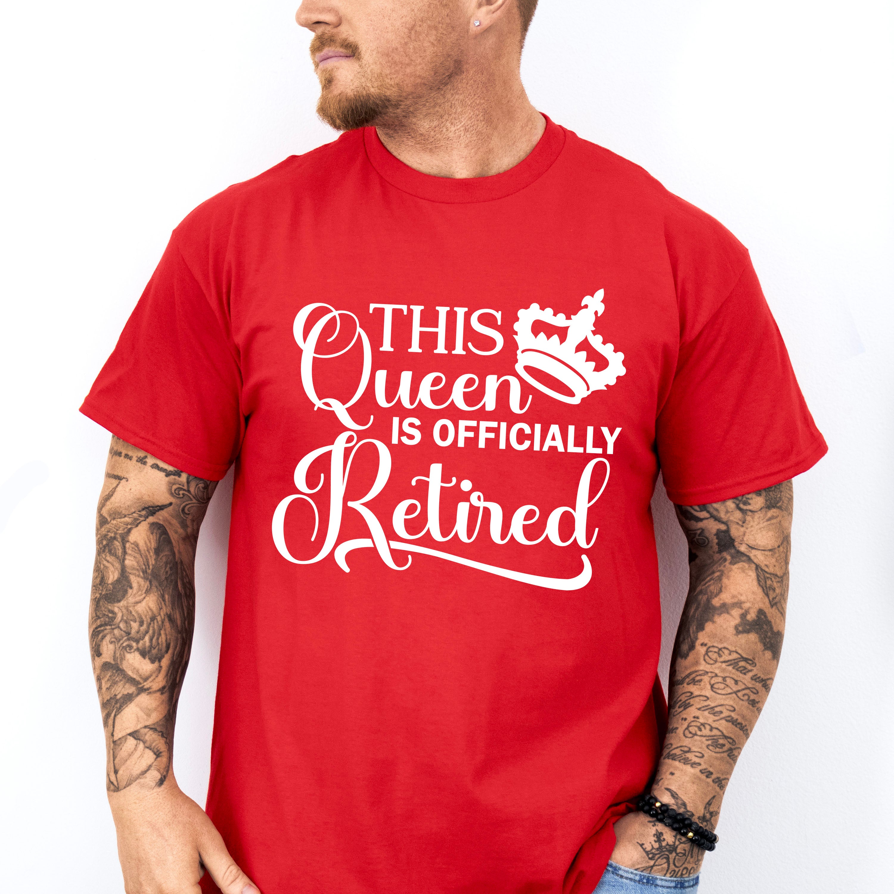 This Queen Is Officially Retired - Retirement Unisex Crewneck T-Shirt Sweatshirt Hoodie