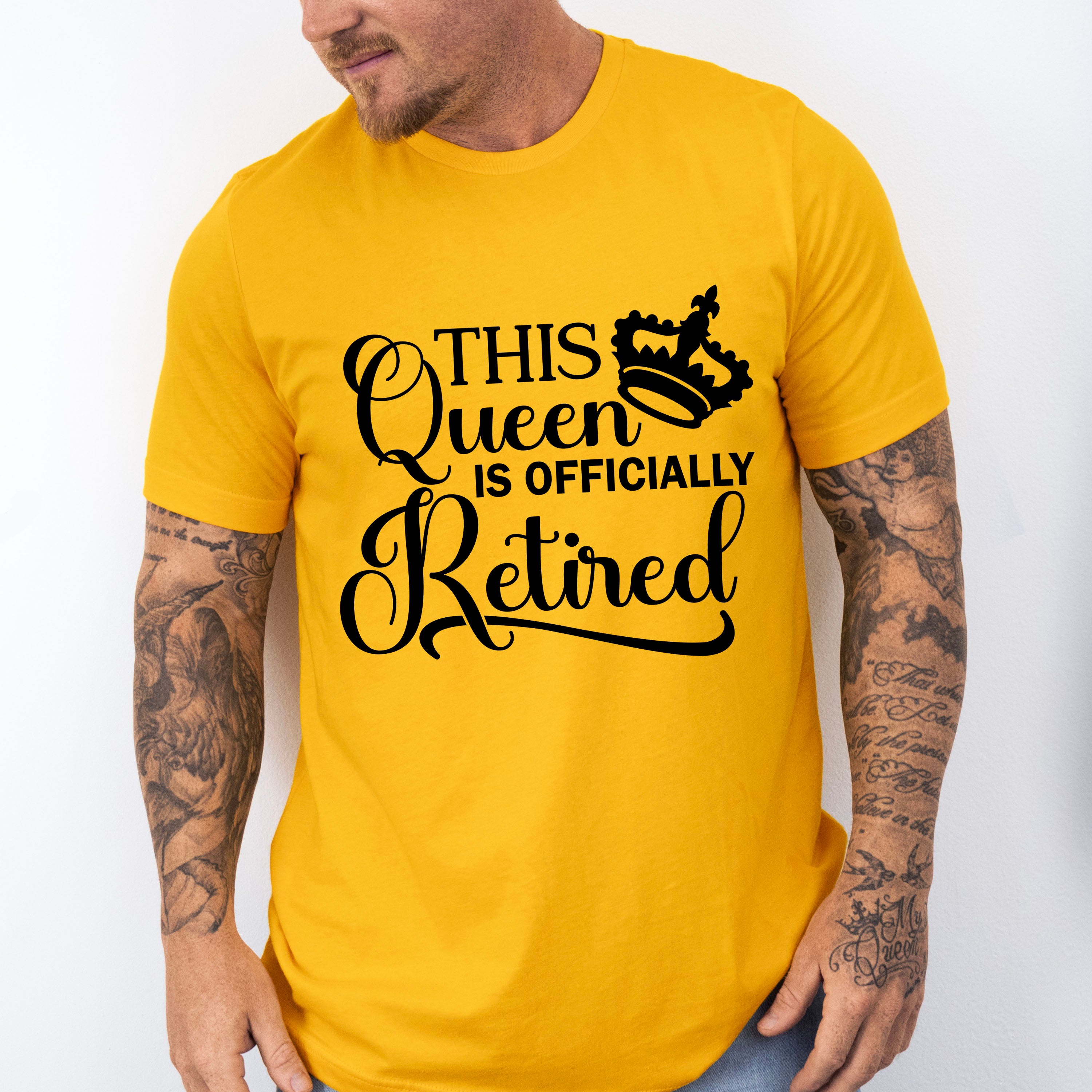 This Queen Is Officially Retired - Retirement Unisex Crewneck T-Shirt Sweatshirt Hoodie