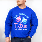 Touchdown Or Tutus - Gender Reveal Unisex Crewneck T-Shirt Sweatshirt Hoodie