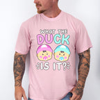 What The Duck Is It - Gender Reveal Unisex Crewneck T-Shirt Sweatshirt Hoodie