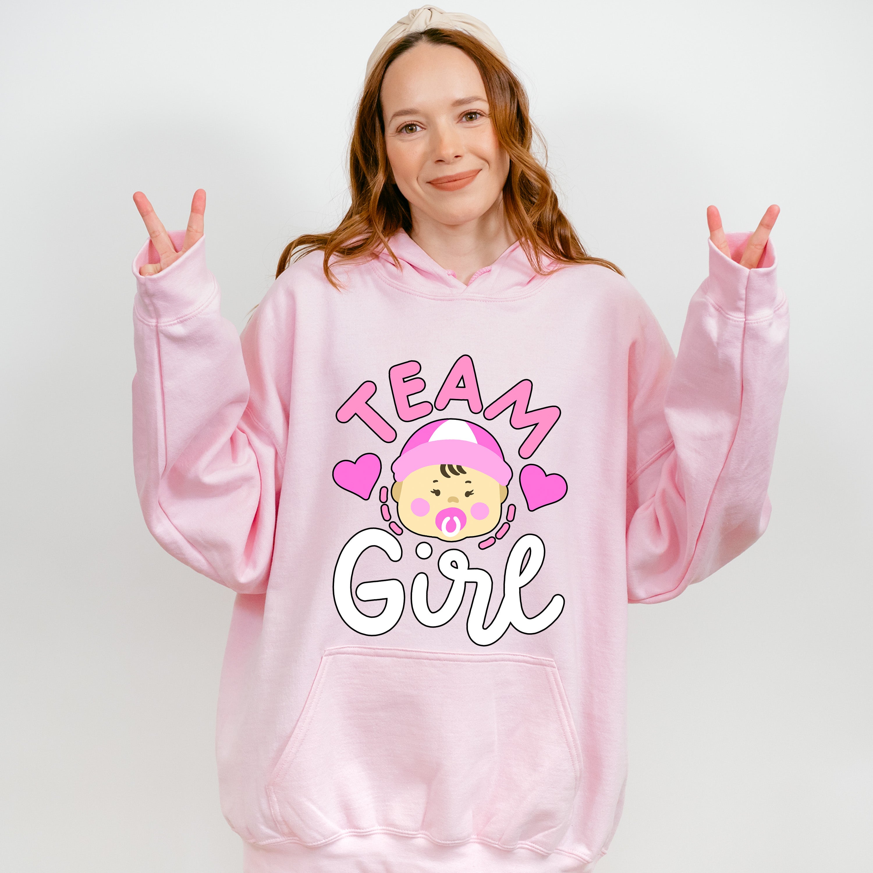 Team Girl - Gender Reveal Unisex Crewneck T-Shirt Sweatshirt Hoodie