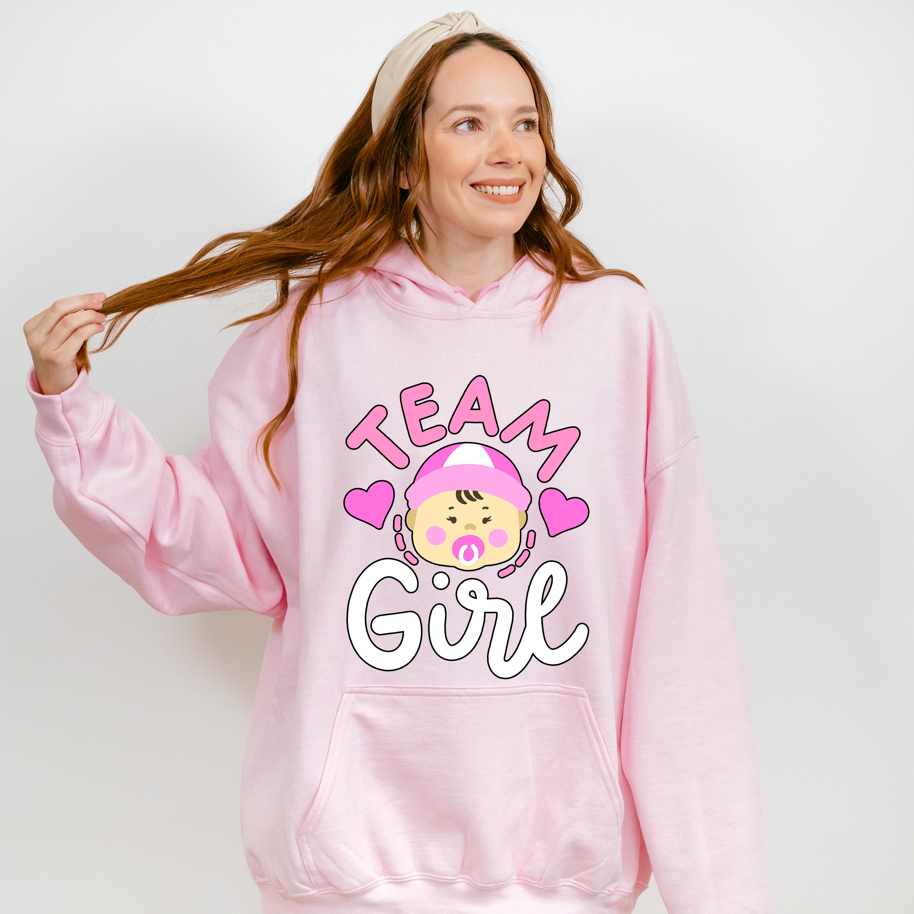 Team Girl - Gender Reveal Unisex Crewneck T-Shirt Sweatshirt Hoodie