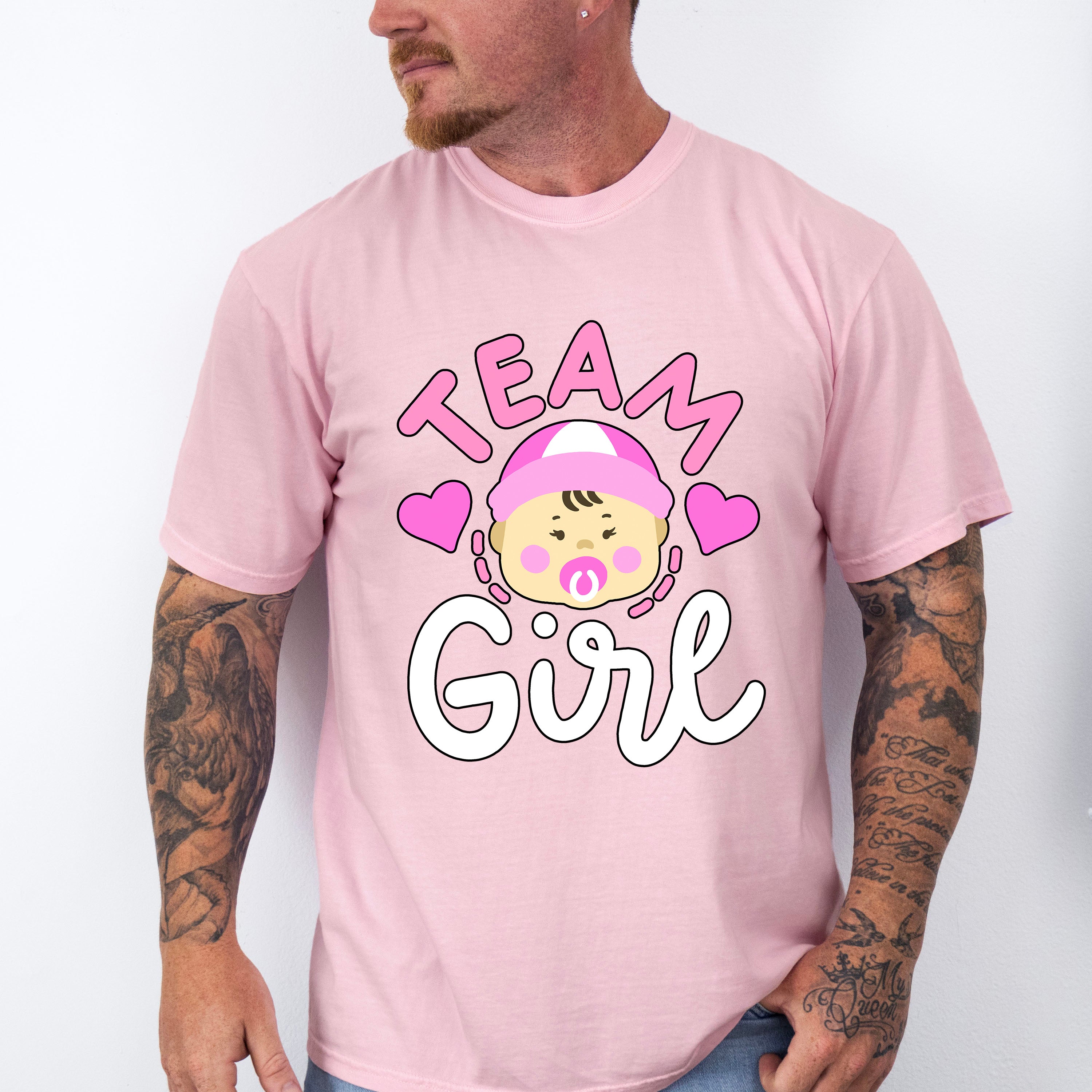 Team Girl - Gender Reveal Unisex Crewneck T-Shirt Sweatshirt Hoodie