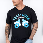 Team Nuts Pacifier - Gender Reveal Unisex Crewneck T-Shirt Sweatshirt Hoodie