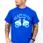 Team Nuts Pacifier - Gender Reveal Unisex Crewneck T-Shirt Sweatshirt Hoodie