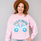 Team Nuts Pacifier - Gender Reveal Unisex Crewneck T-Shirt Sweatshirt Hoodie