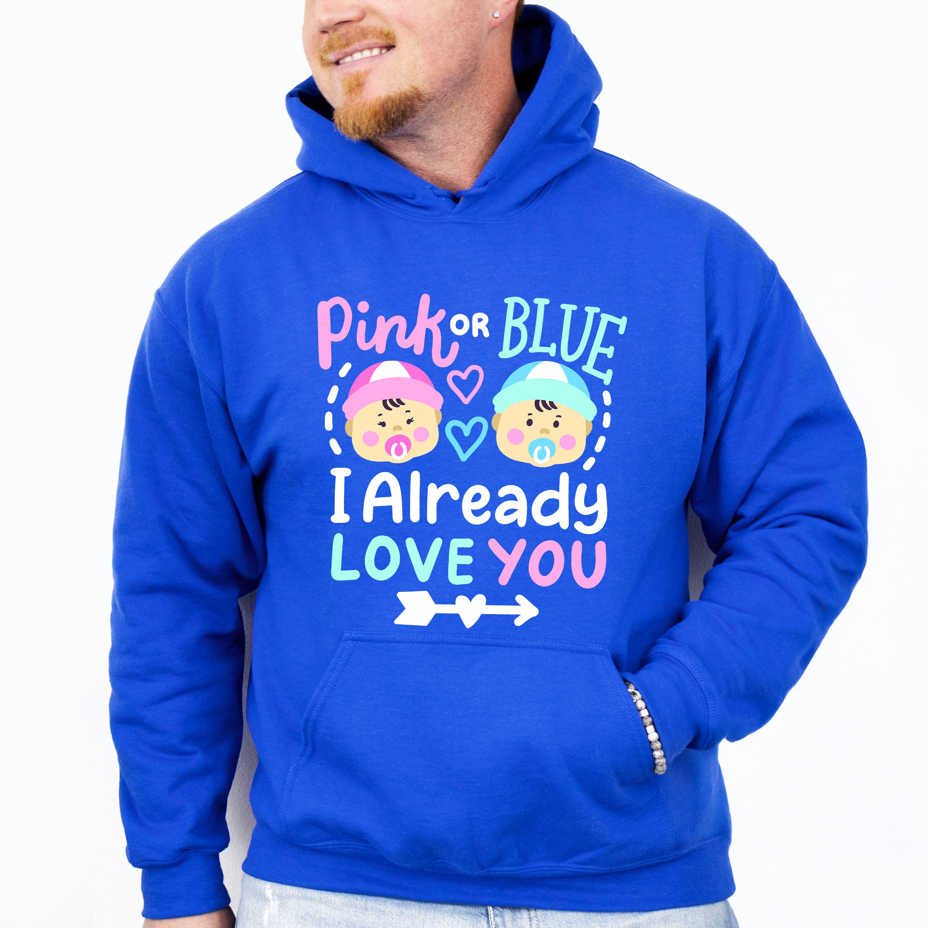 I Already Love You - Gender Reveal Unisex Crewneck T-Shirt Sweatshirt Hoodie