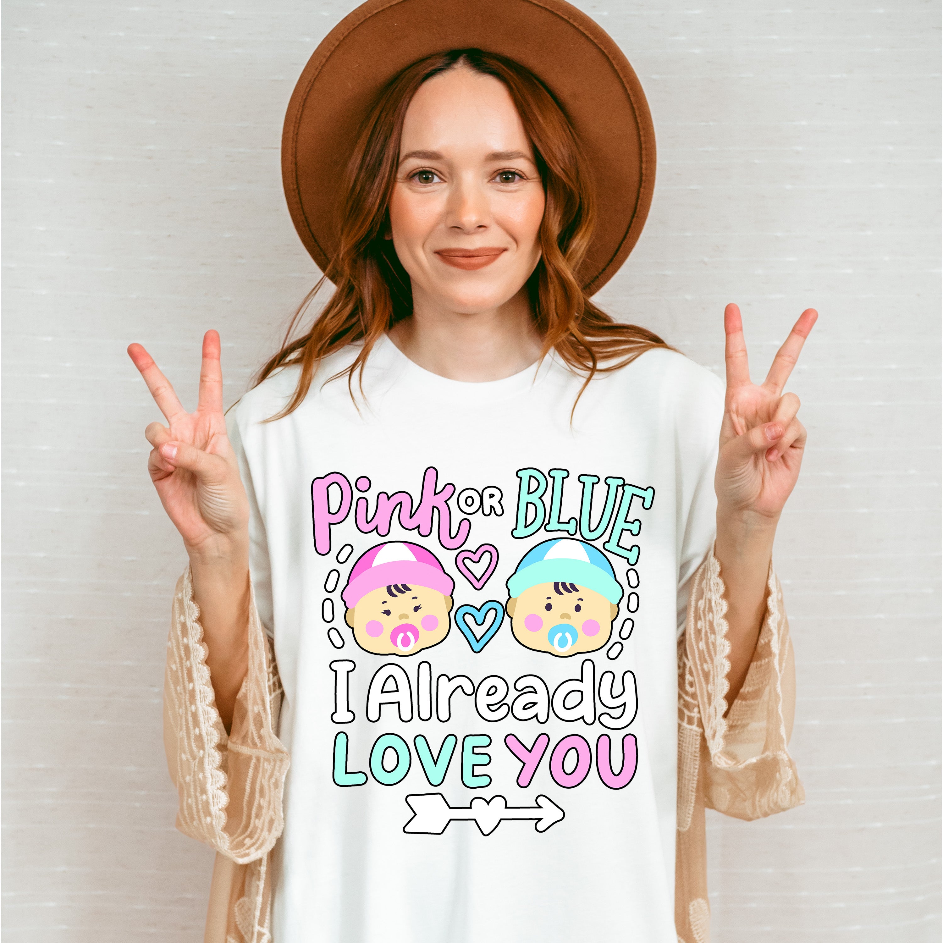 I Already Love You - Gender Reveal Unisex Crewneck T-Shirt Sweatshirt Hoodie