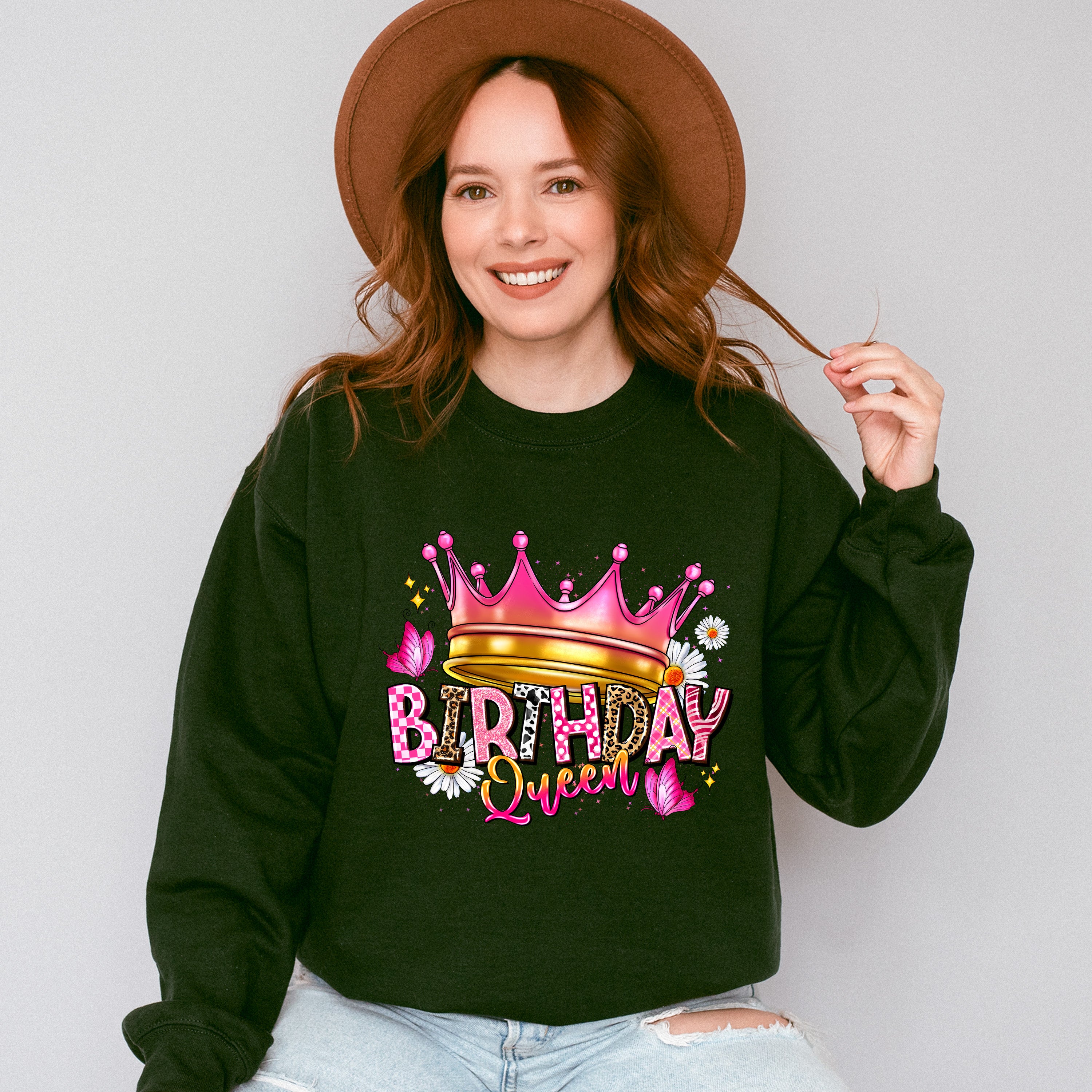 Birthday Queen - Birthday Unisex Crewneck T-Shirt Sweatshirt Hoodie