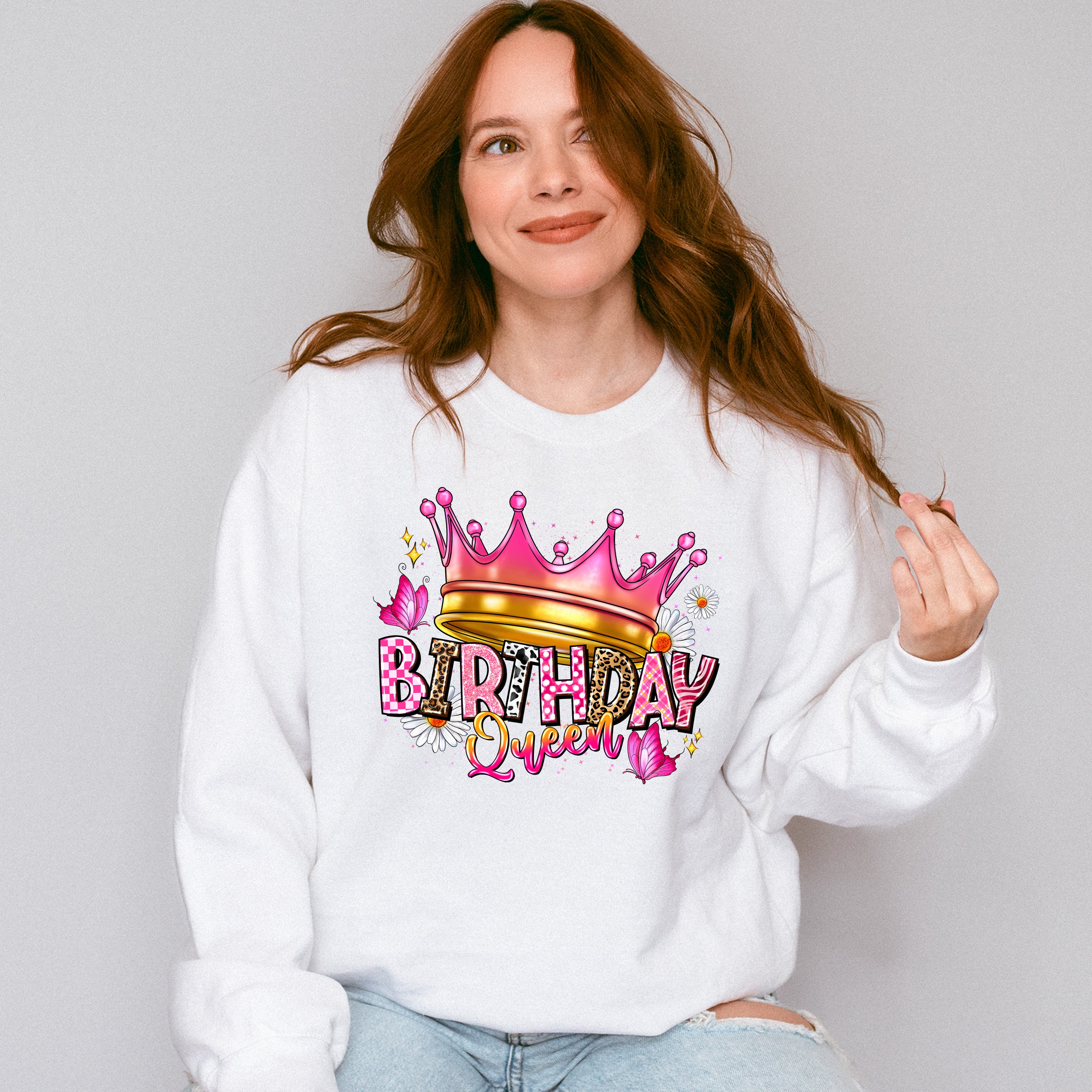 Birthday Queen - Birthday Unisex Crewneck T-Shirt Sweatshirt Hoodie
