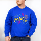 Happy Birthday To You Yellow Design - Birthday Unisex Crewneck T-Shirt Sweatshirt Hoodie