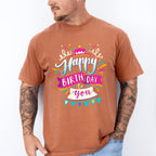 Happy Birthday To You Blue Pink - Birthday Unisex Crewneck T-Shirt Sweatshirt Hoodie