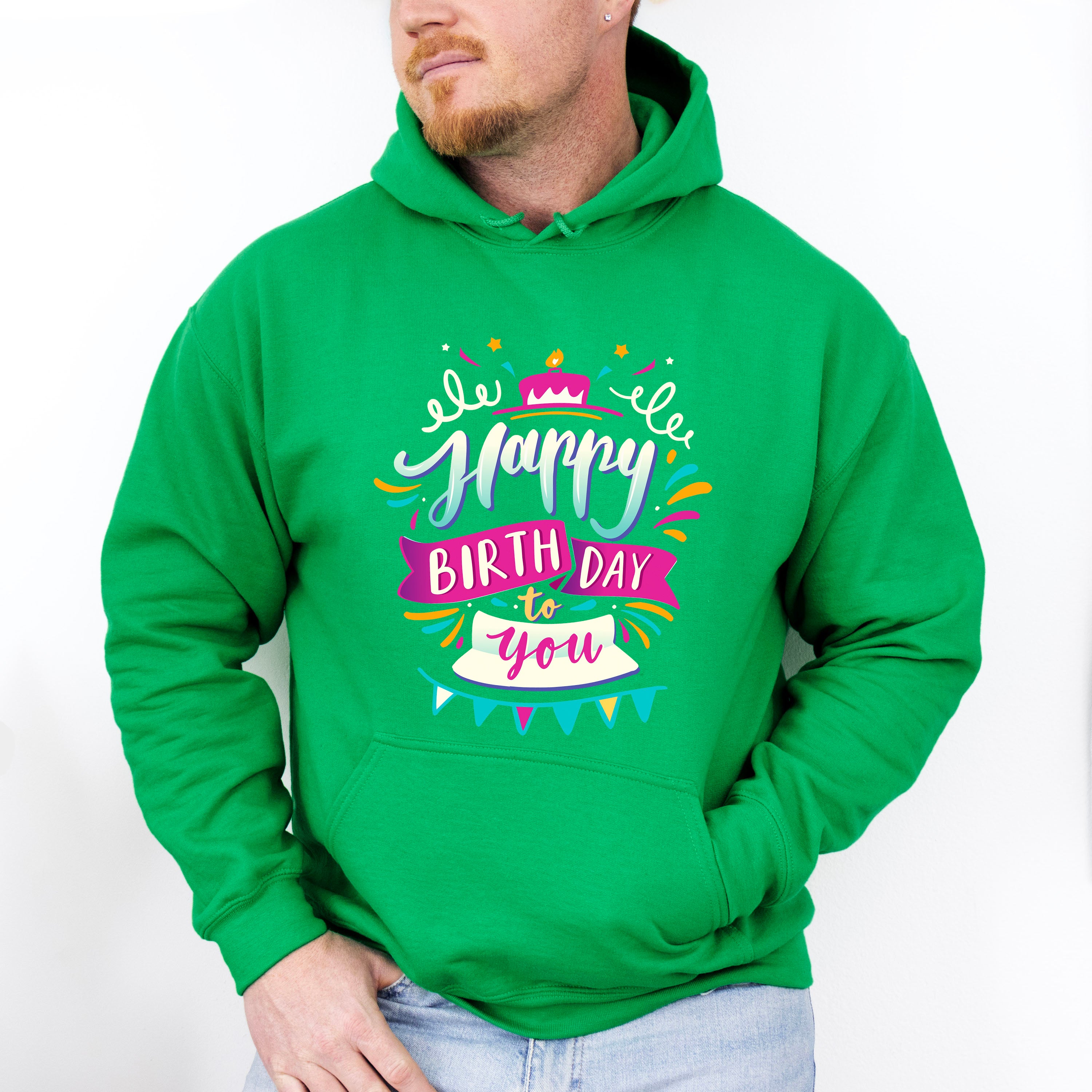 Happy Birthday To You Blue Pink - Birthday Unisex Crewneck T-Shirt Sweatshirt Hoodie