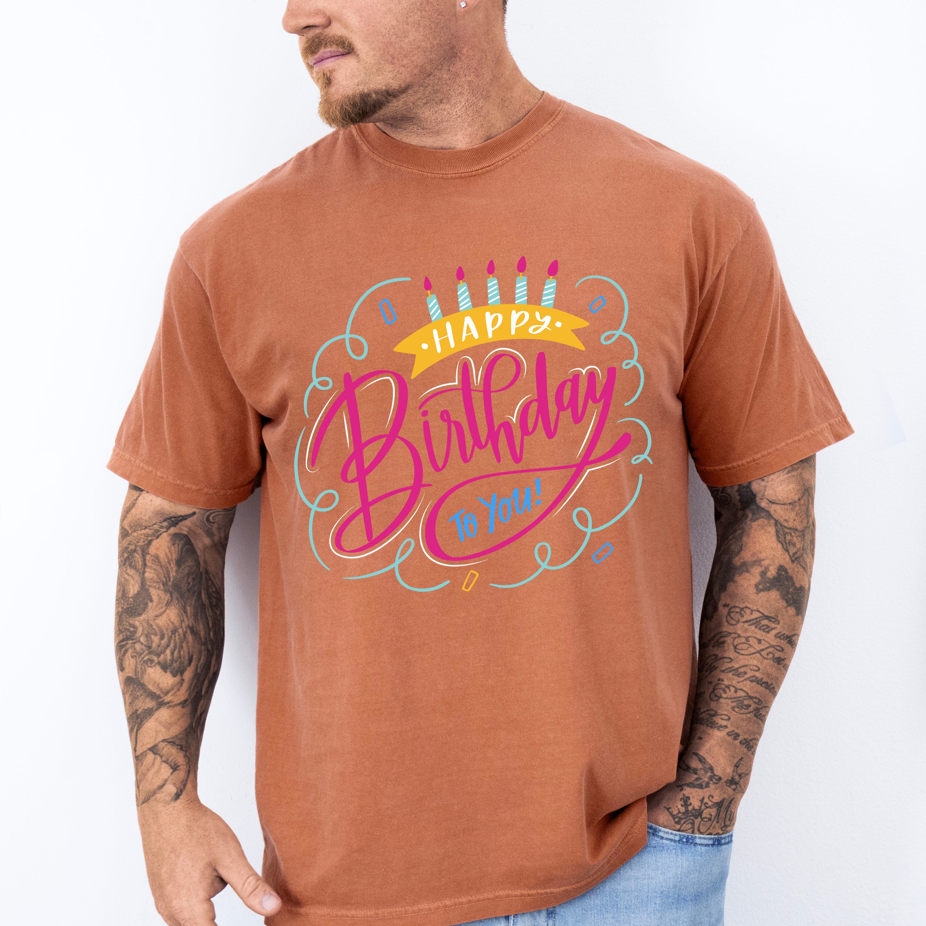 Happy Birthday To You Design - Birthday Unisex Crewneck T-Shirt Sweatshirt Hoodie
