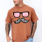 Happy Birthday Mustache Glasses - Birthday Unisex Crewneck T-Shirt Sweatshirt Hoodie