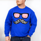 Happy Birthday Mustache Glasses - Birthday Unisex Crewneck T-Shirt Sweatshirt Hoodie