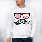 Happy Birthday Mustache Glasses - Birthday Unisex Crewneck T-Shirt Sweatshirt Hoodie