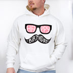 Happy Birthday Mustache Glasses - Birthday Unisex Crewneck T-Shirt Sweatshirt Hoodie