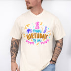 Happy Birthday Colourful Design - Birthday Unisex Crewneck T-Shirt Sweatshirt Hoodie