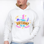 Happy Birthday Colourful Design - Birthday Unisex Crewneck T-Shirt Sweatshirt Hoodie