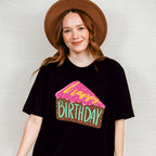 Happy Birthday Cake Slice - Birthday Unisex Crewneck T-Shirt Sweatshirt Hoodie