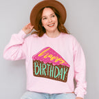 Happy Birthday Cake Slice - Birthday Unisex Crewneck T-Shirt Sweatshirt Hoodie