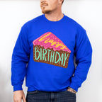 Happy Birthday Cake Slice - Birthday Unisex Crewneck T-Shirt Sweatshirt Hoodie