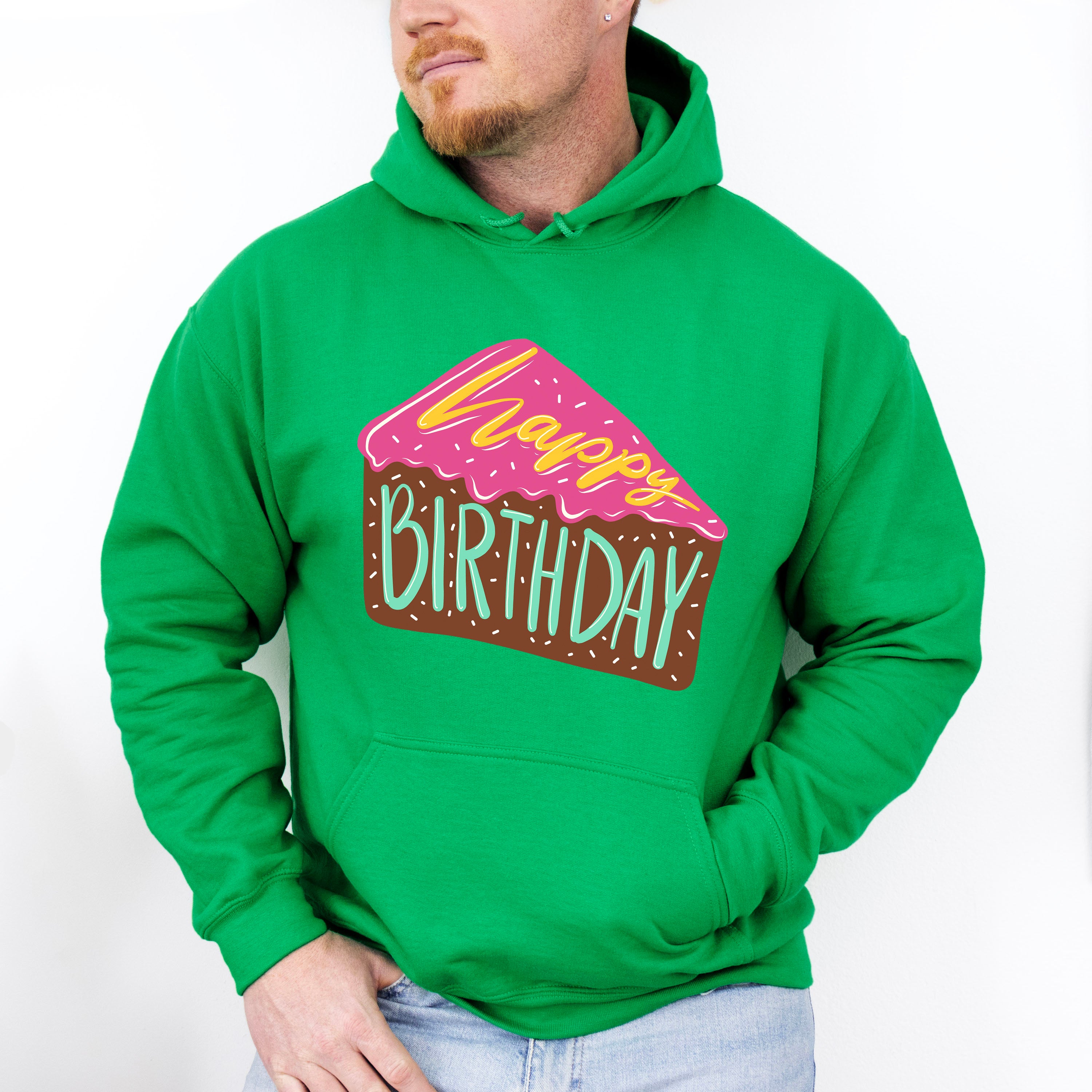Happy Birthday Cake Slice - Birthday Unisex Crewneck T-Shirt Sweatshirt Hoodie