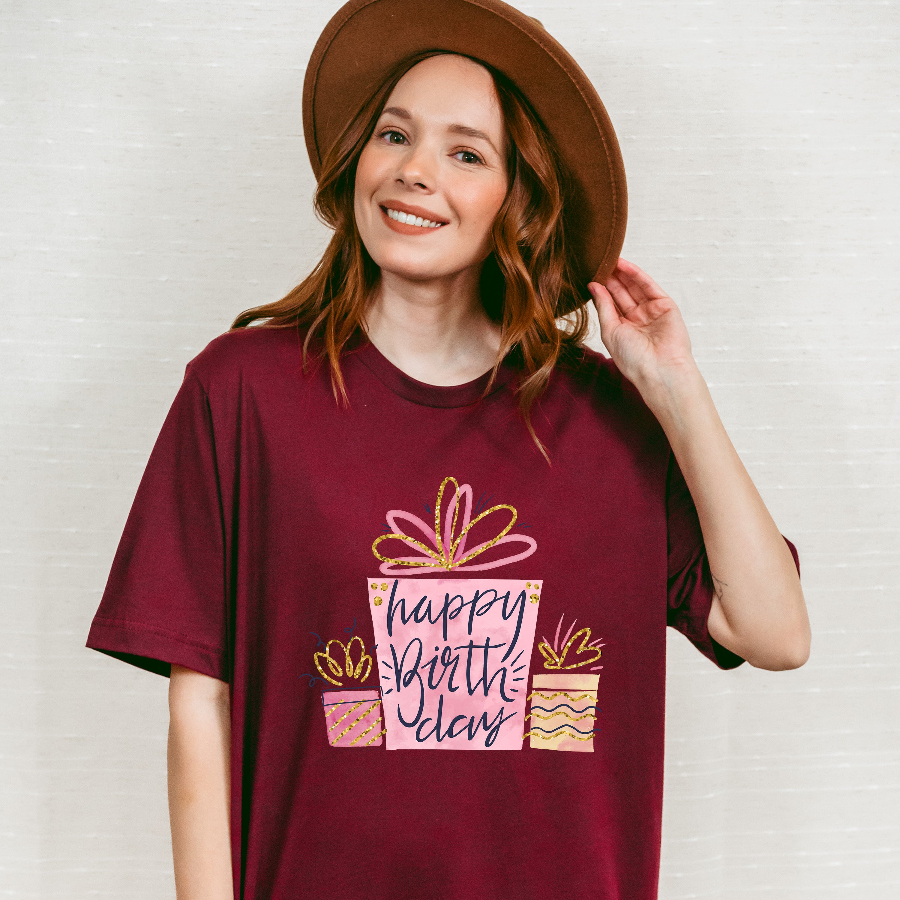 Happy Birthday Boxes - Birthday Unisex Crewneck T-Shirt Sweatshirt Hoodie