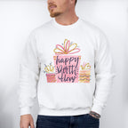 Happy Birthday Boxes - Birthday Unisex Crewneck T-Shirt Sweatshirt Hoodie