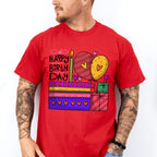 Happy Birthday Cake and Gifts - Birthday Unisex Crewneck T-Shirt Sweatshirt Hoodie