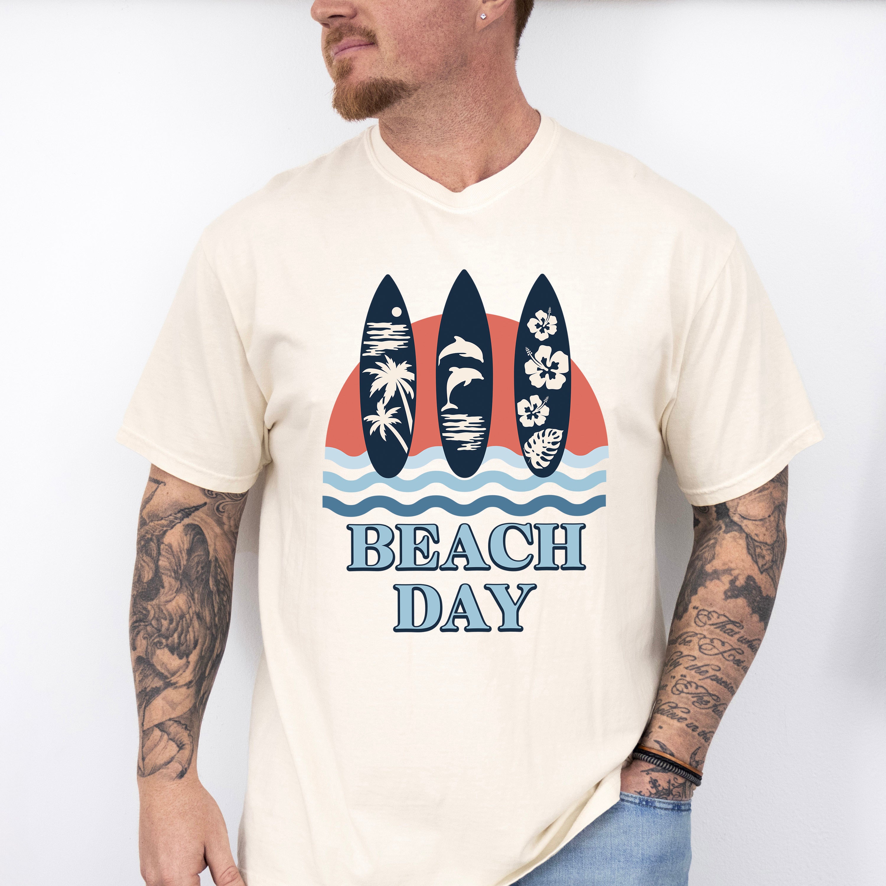 Beach Day - Summer Theme Unisex Crewneck T-Shirt Sweatshirt Hoodie