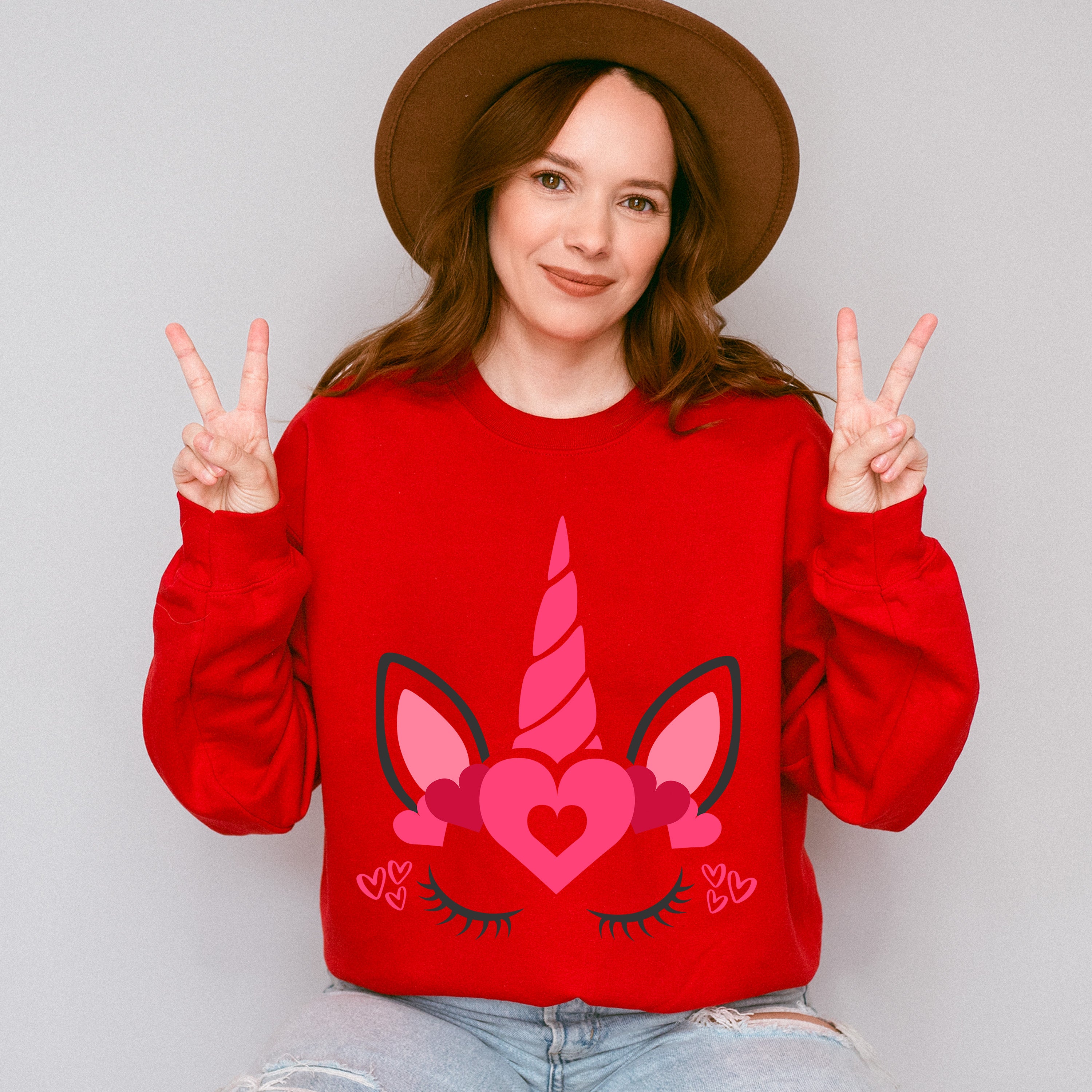 Pony Hearts - Valentine's Day Unisex Crewneck T-Shirt Sweatshirt Hoodie