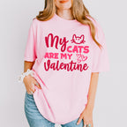 My Cats Are My Valentine - Valentine's Day Unisex Crewneck T-Shirt Sweatshirt Hoodie